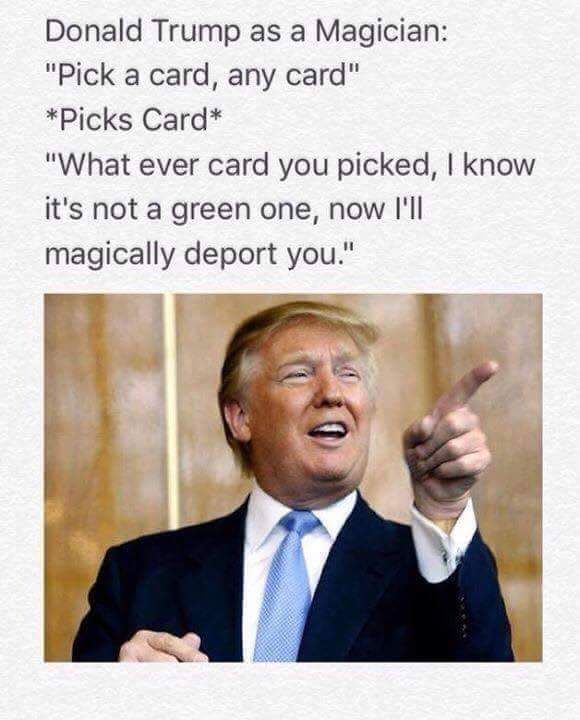 The great magician Donald Trump