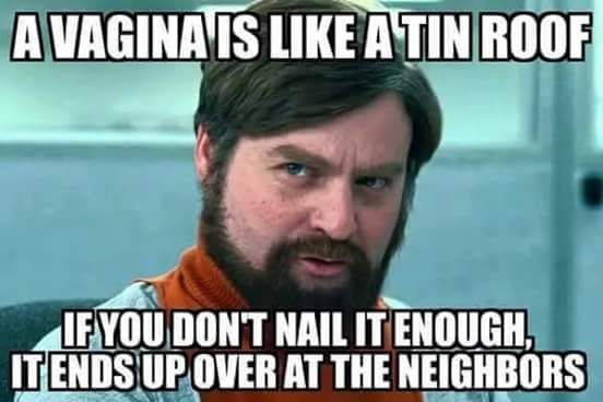 My neighbor should really stop nailing his wife