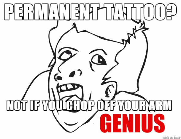 Remove Tattoo With This One Simple Trick.