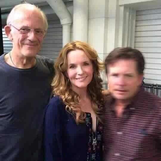 Michael J Fox's family photo