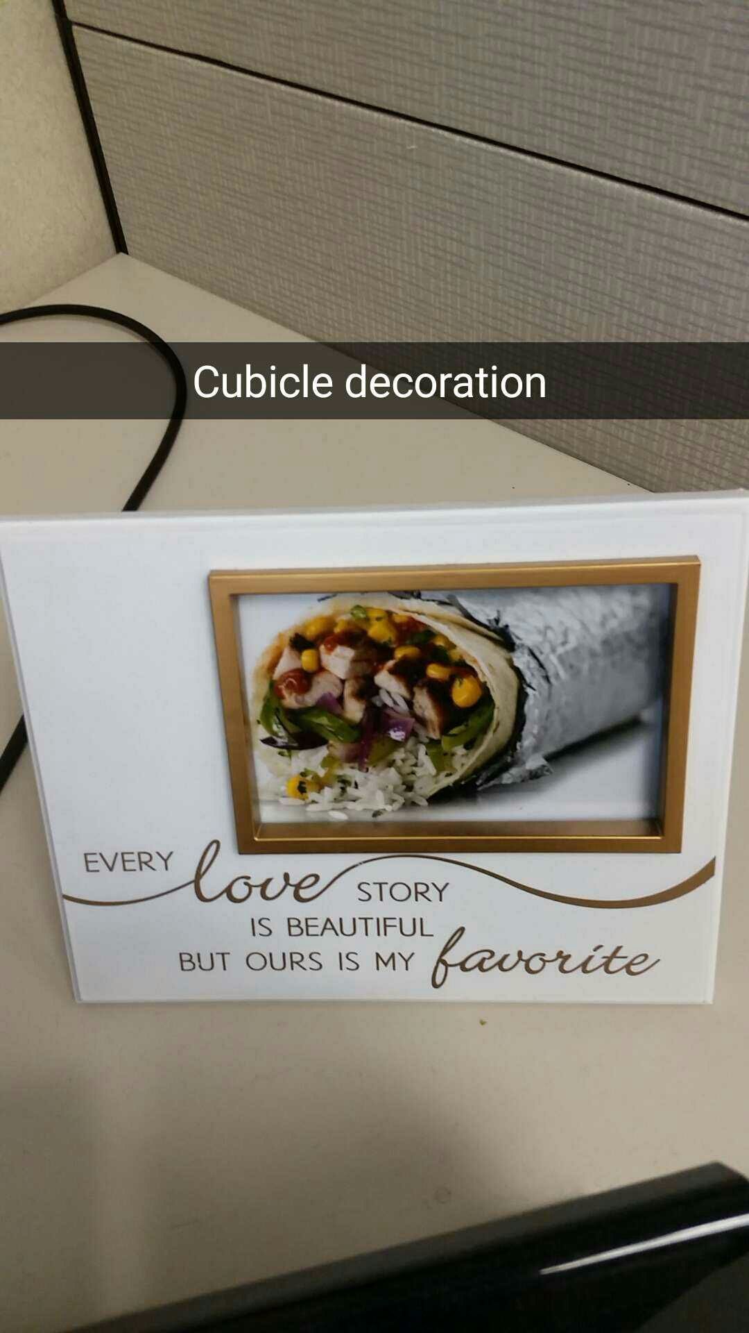 My co-workers have been bugging me about my "boring" cubicle, so I decorated.