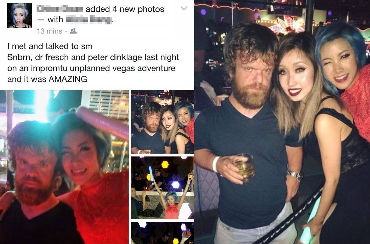 Someone I know thought she met Peter Dinklage