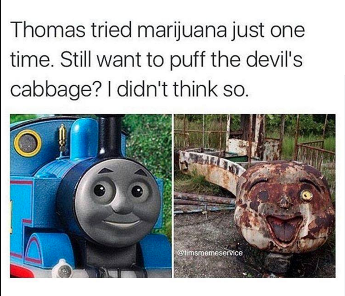Marijuana not even one!