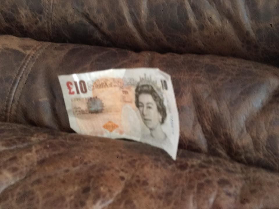 I just found £8 down the back of my sofa!