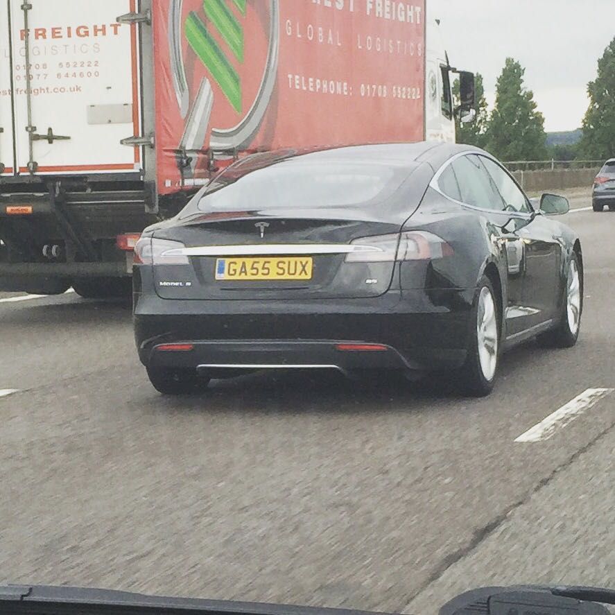 The best number plate to grace a Tesla?