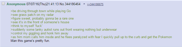 Anon witnesses a robot