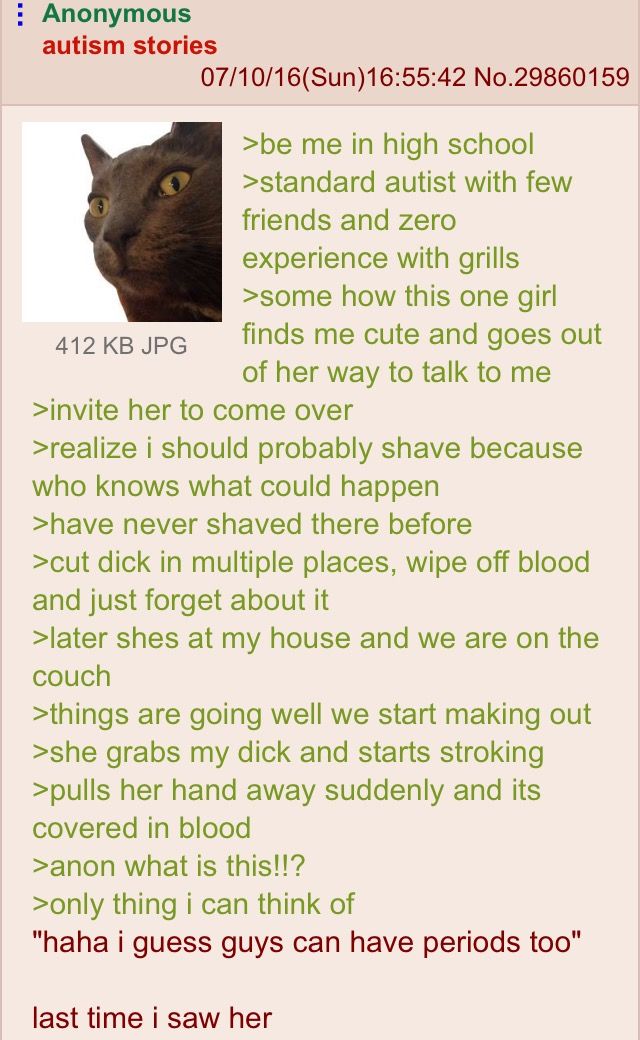 Anon has an experience with a girl