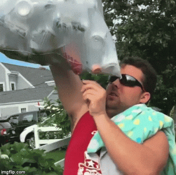 He recycles
