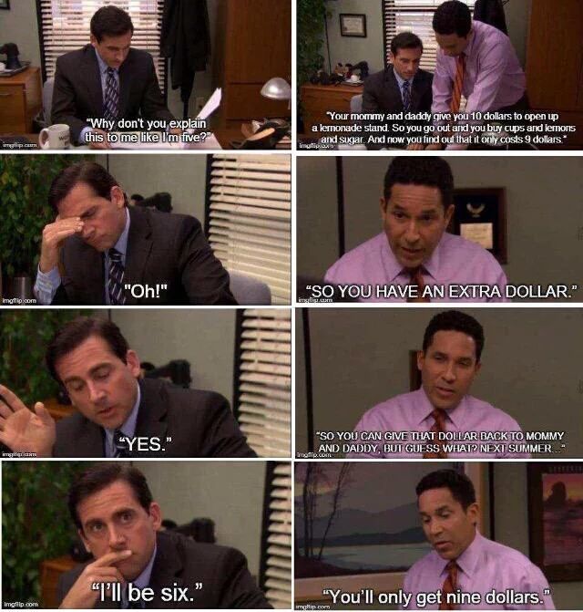 ELI5: Michael Scott Edition