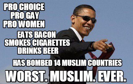 To the Republicans that can't stop calling Obama a Muslim.