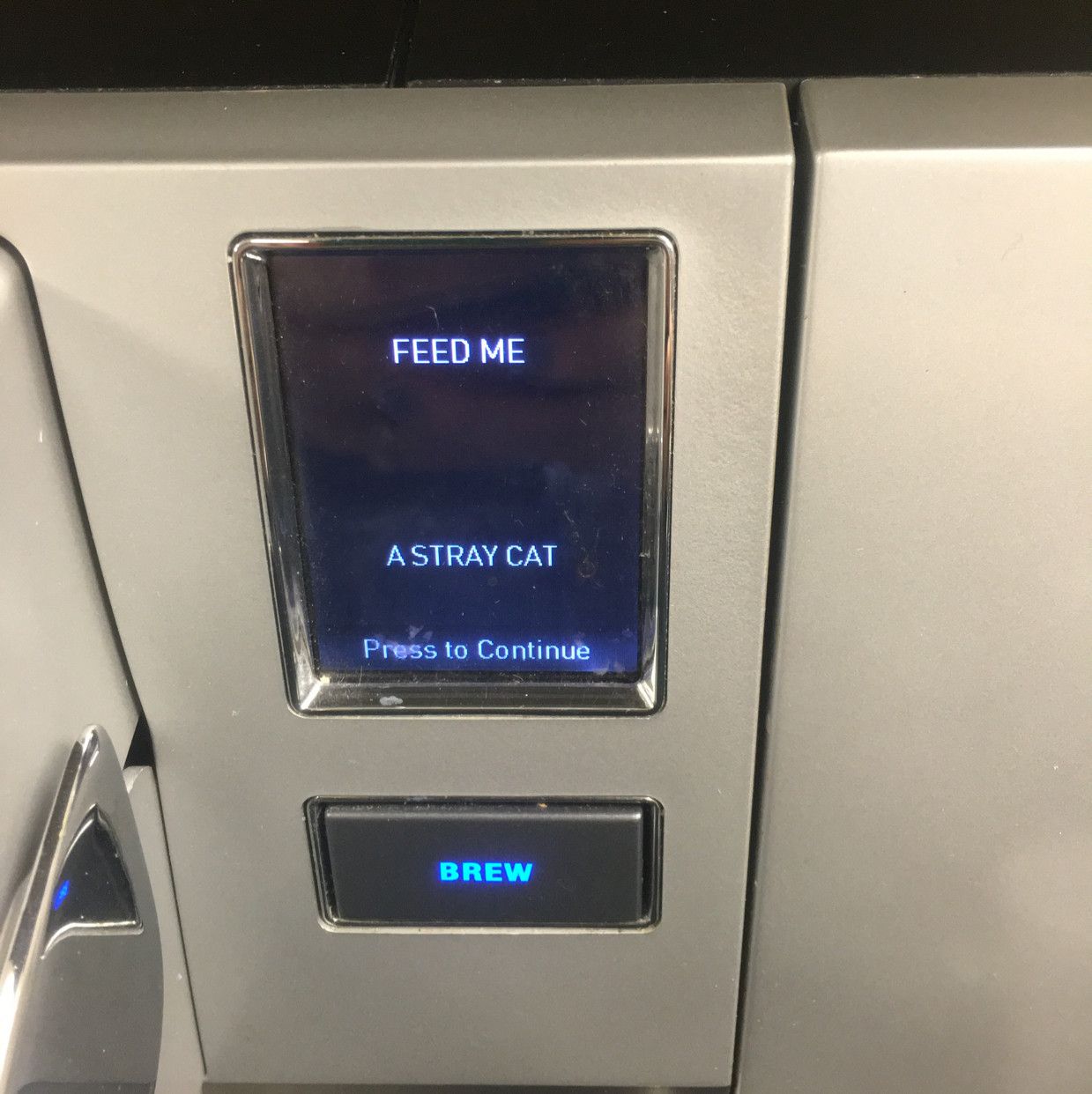 The office Keurig might be possessed.