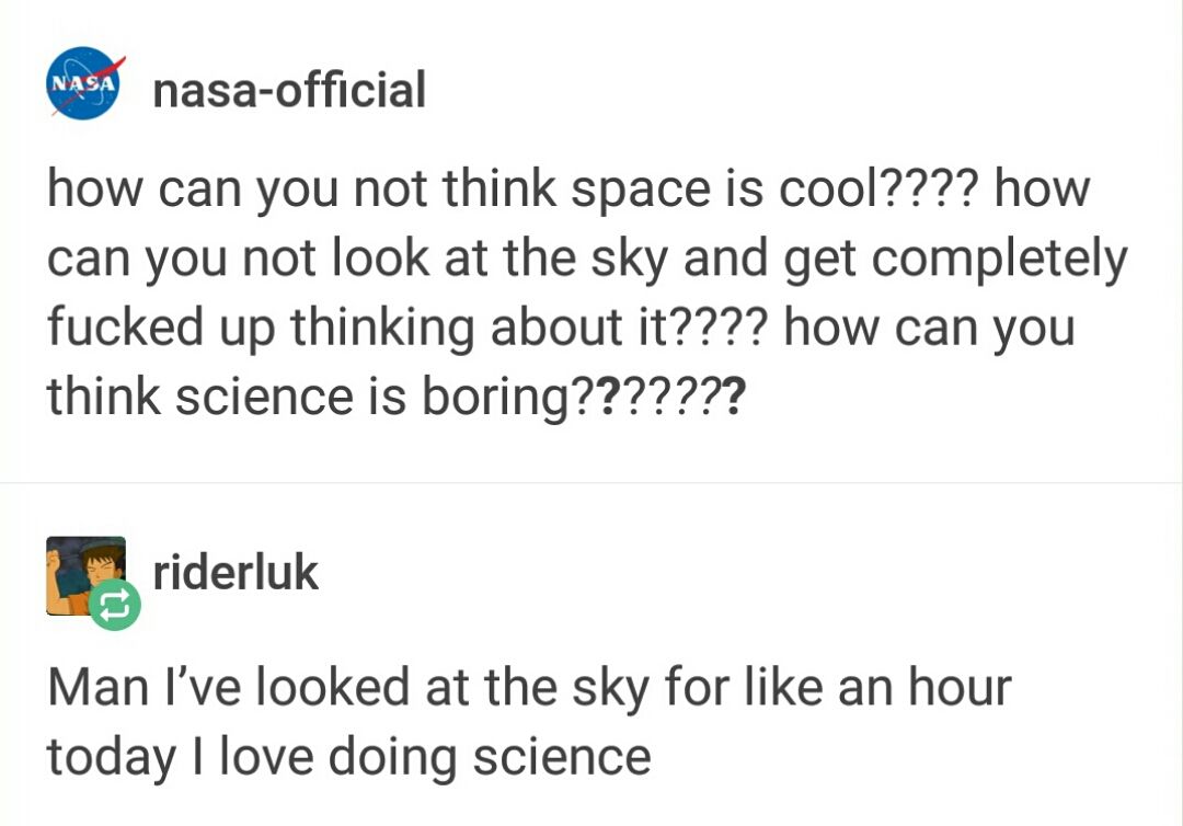 It's the scientists who are the real heroes. Respect.