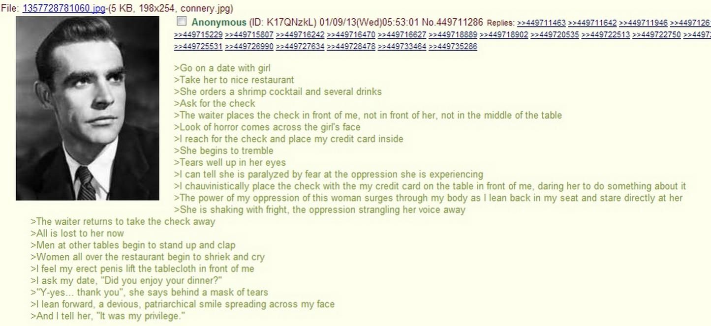 anon goes on date
