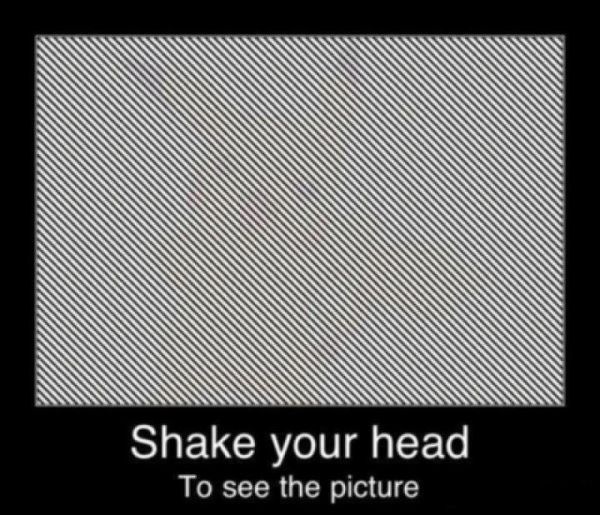 Shake your head.