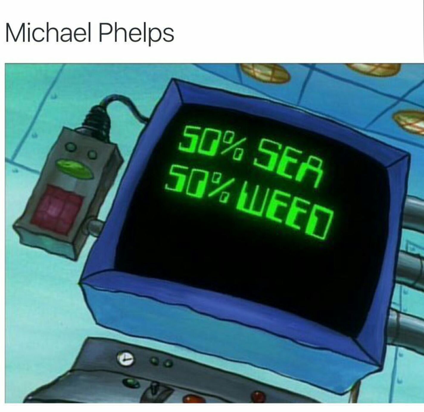 Plankton's analysis of Michael Phelps