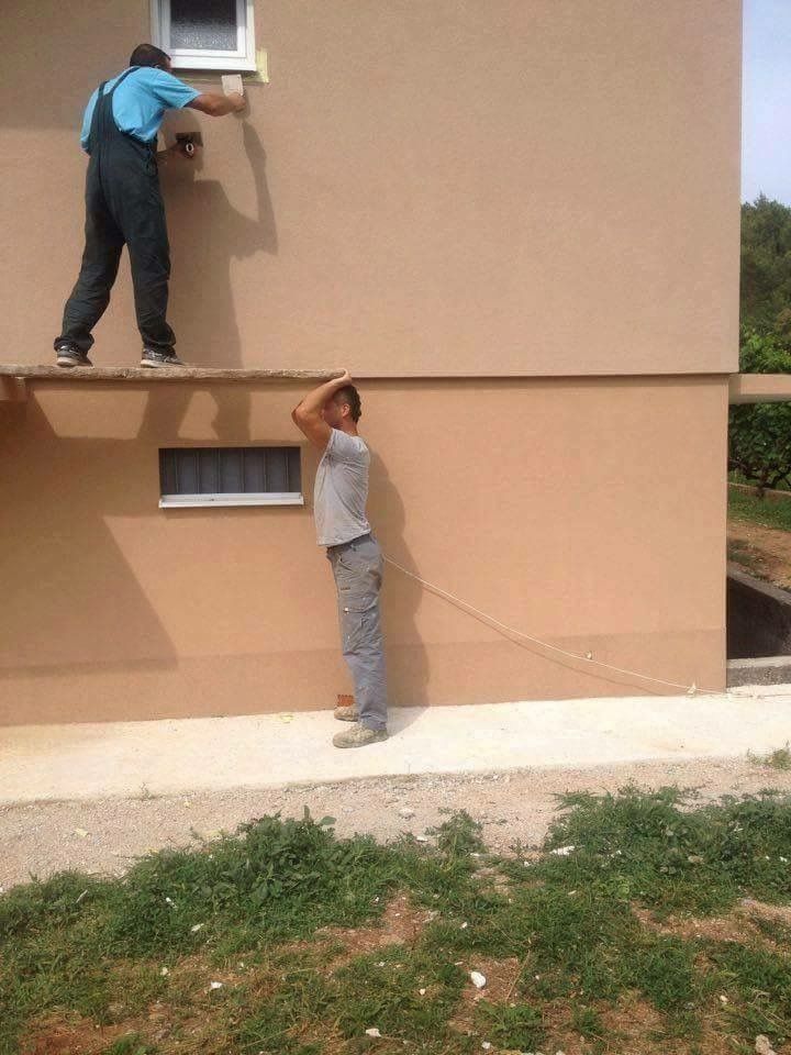 When you're cheaper than scaffolding