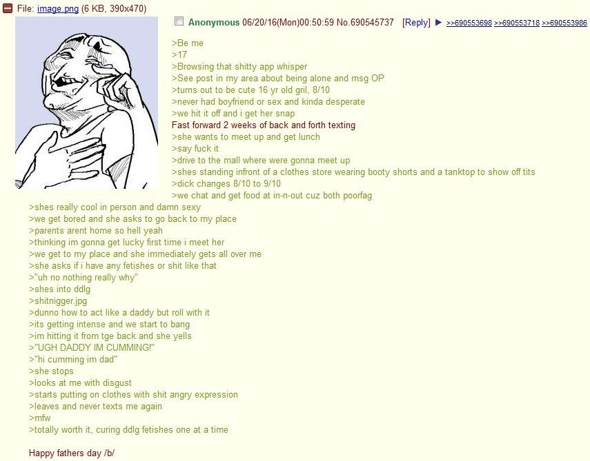 Anon cures fetish.