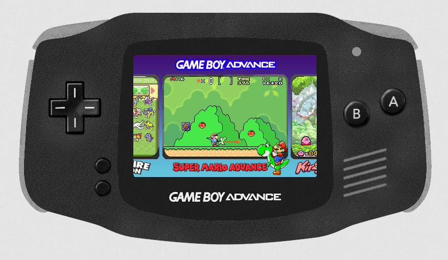 I had a dream of a 15th Anniversary Game Boy Advance, packed with backlight, games, multiplayer and store. This is what it would look like.