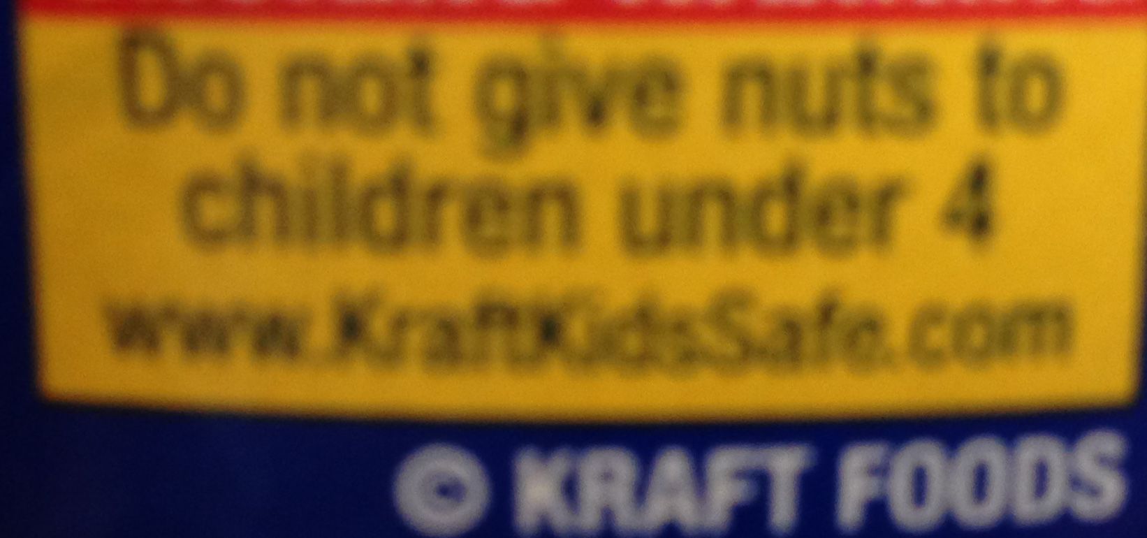 4 years old is where Kraft draws the line...