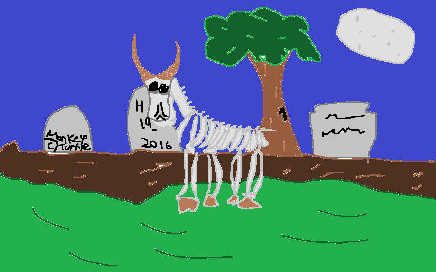 Day 3: A skeleton Goat.