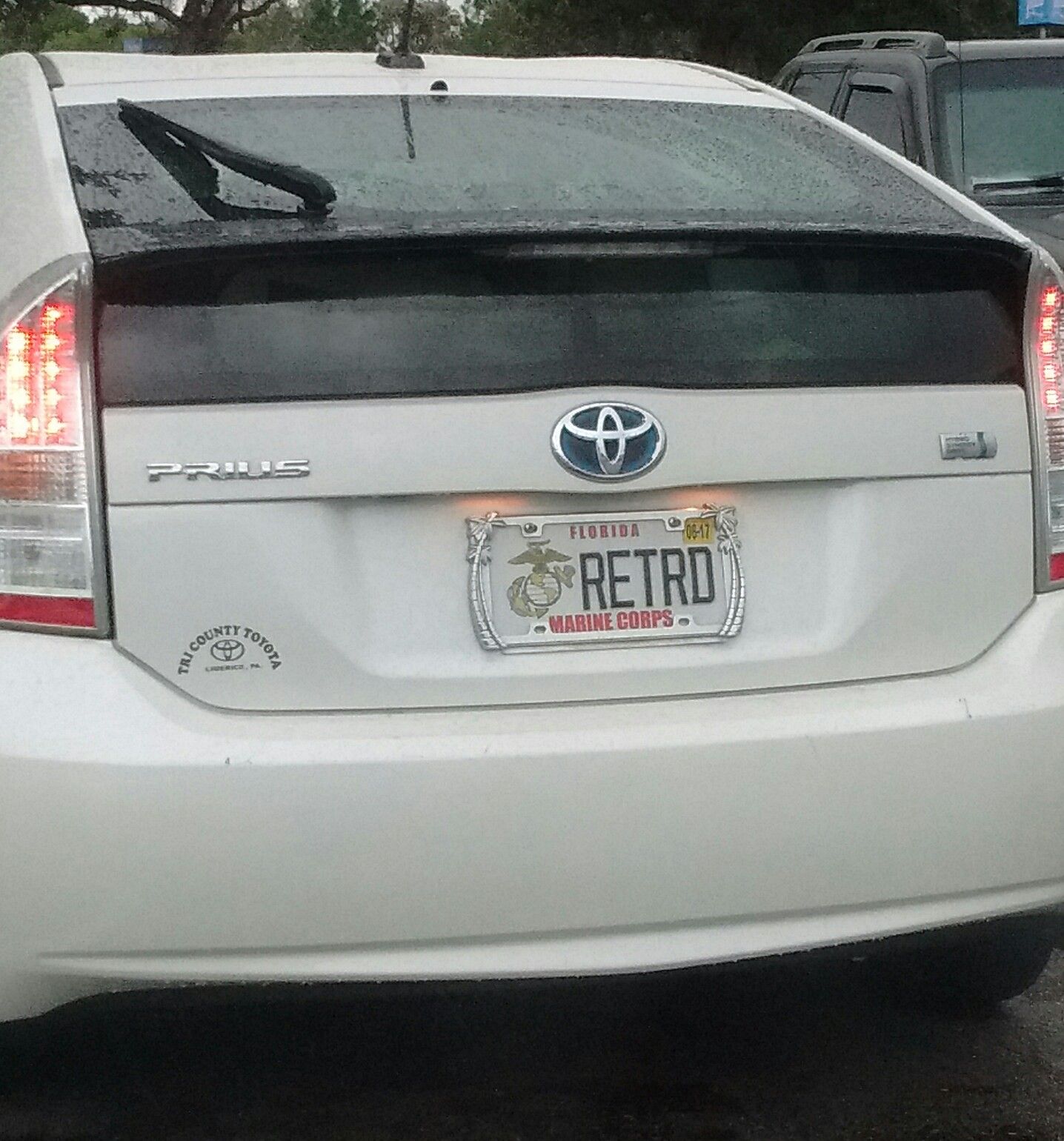 I'm not sure how well his custom plate worked out...