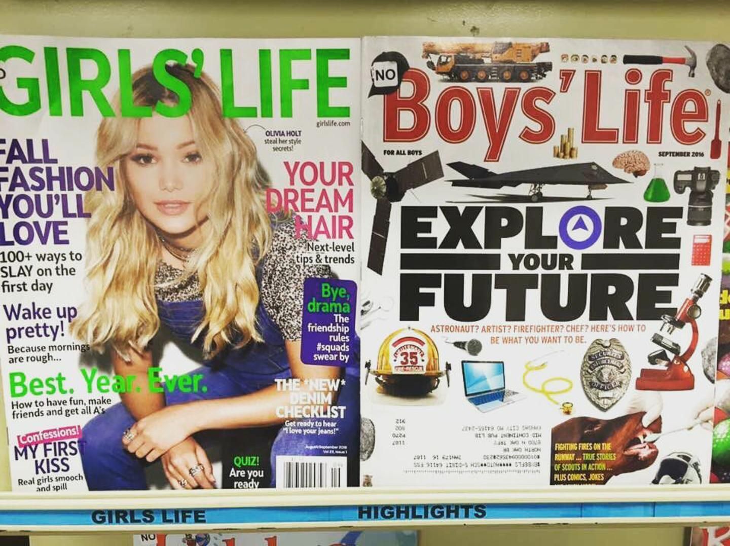 Girls' Life vs Boys' Life