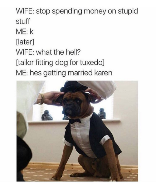 I'ts his special day Karen!