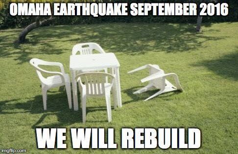 Earthquake felt in Omaha, NE