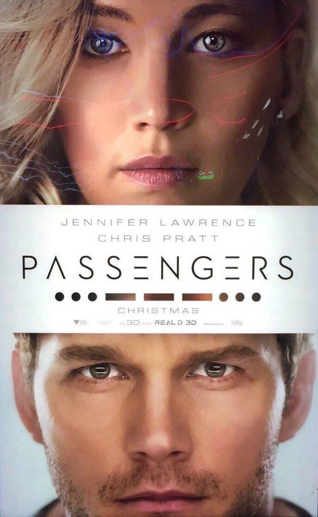 First official poster of 'Passengers'
