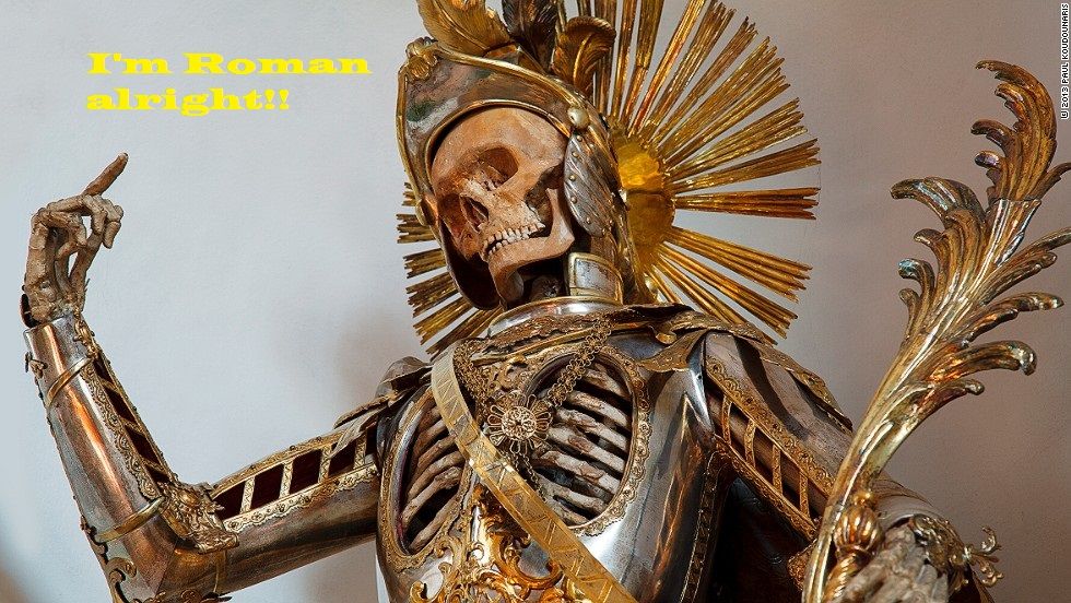 When you expect a skeletal raid but it's a roman raid instead