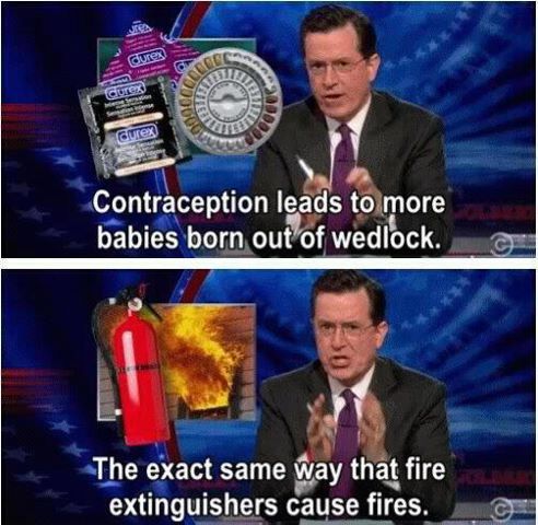 Good point, Colbert
