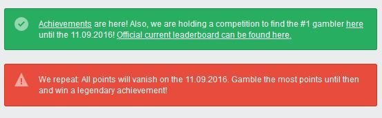 yfw HL use an American Dating system and we don't get our points back 'til November