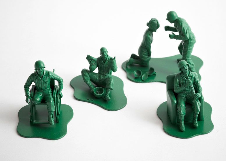 These toy soldiers
