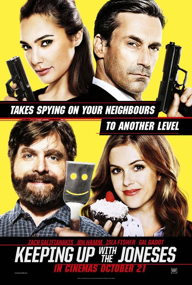 New poster for Keeping Up With The Joneses