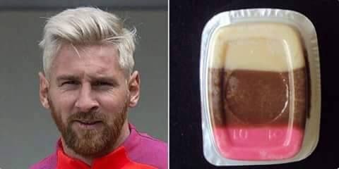 Let it melt, it will be messy