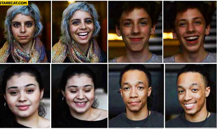 A doctor took pictures of HL users before and after he told them they only have 1 month left to live