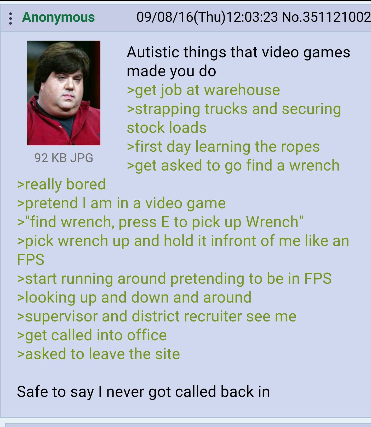 /v/ is autistic.