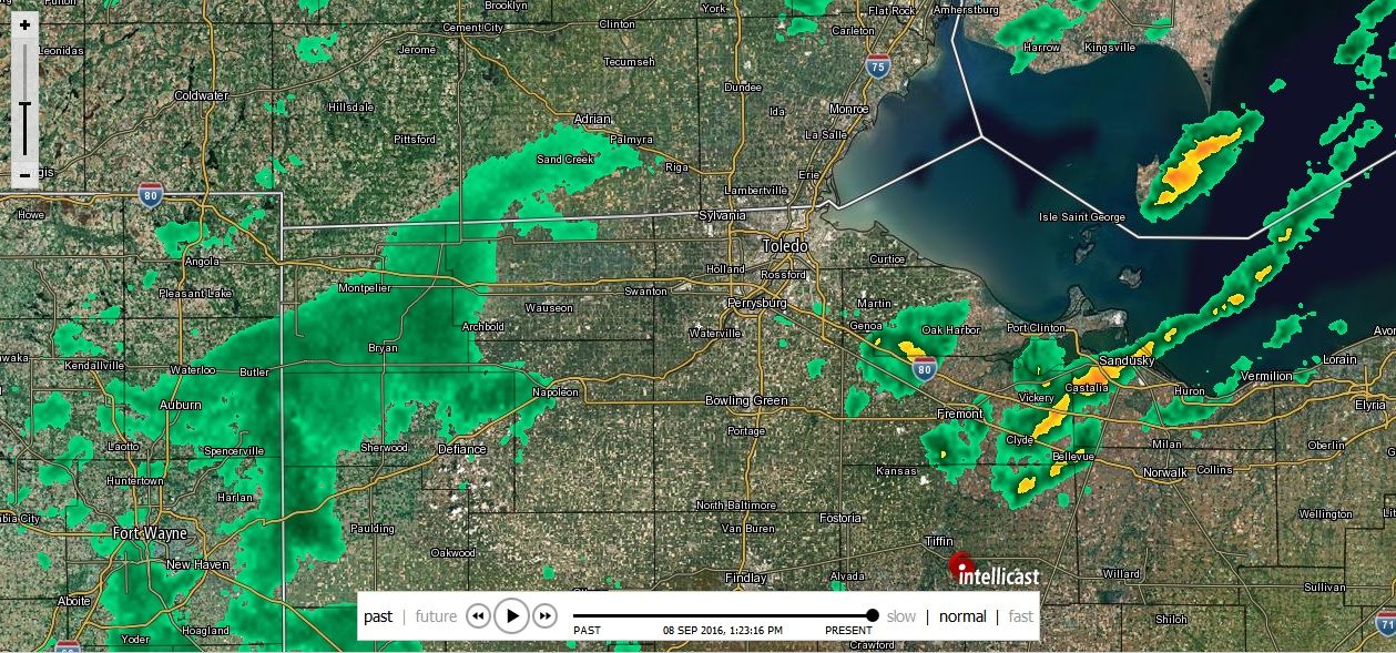 So i looked at the radar today and discovered that a dinosaur is headed for us!