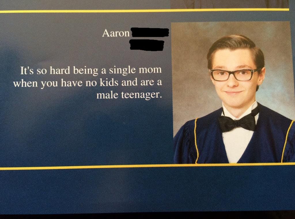 High school yearbook quote