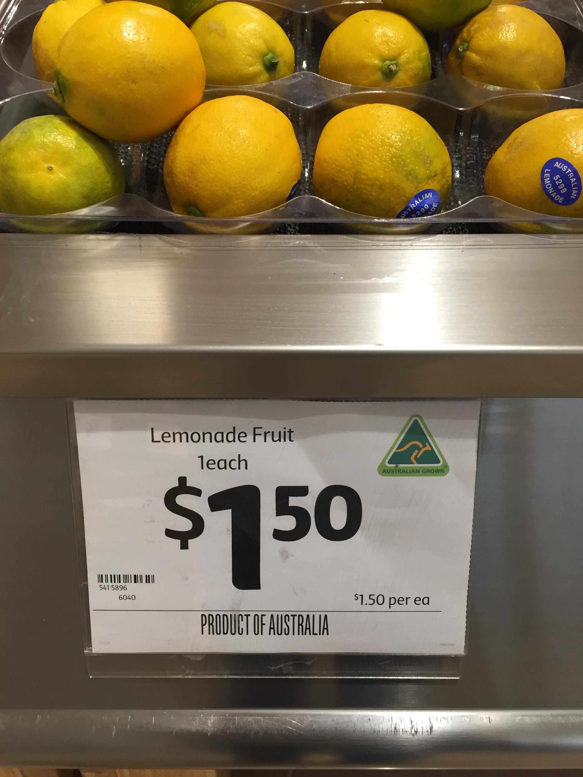 When life gives you... Lemonade fruits?