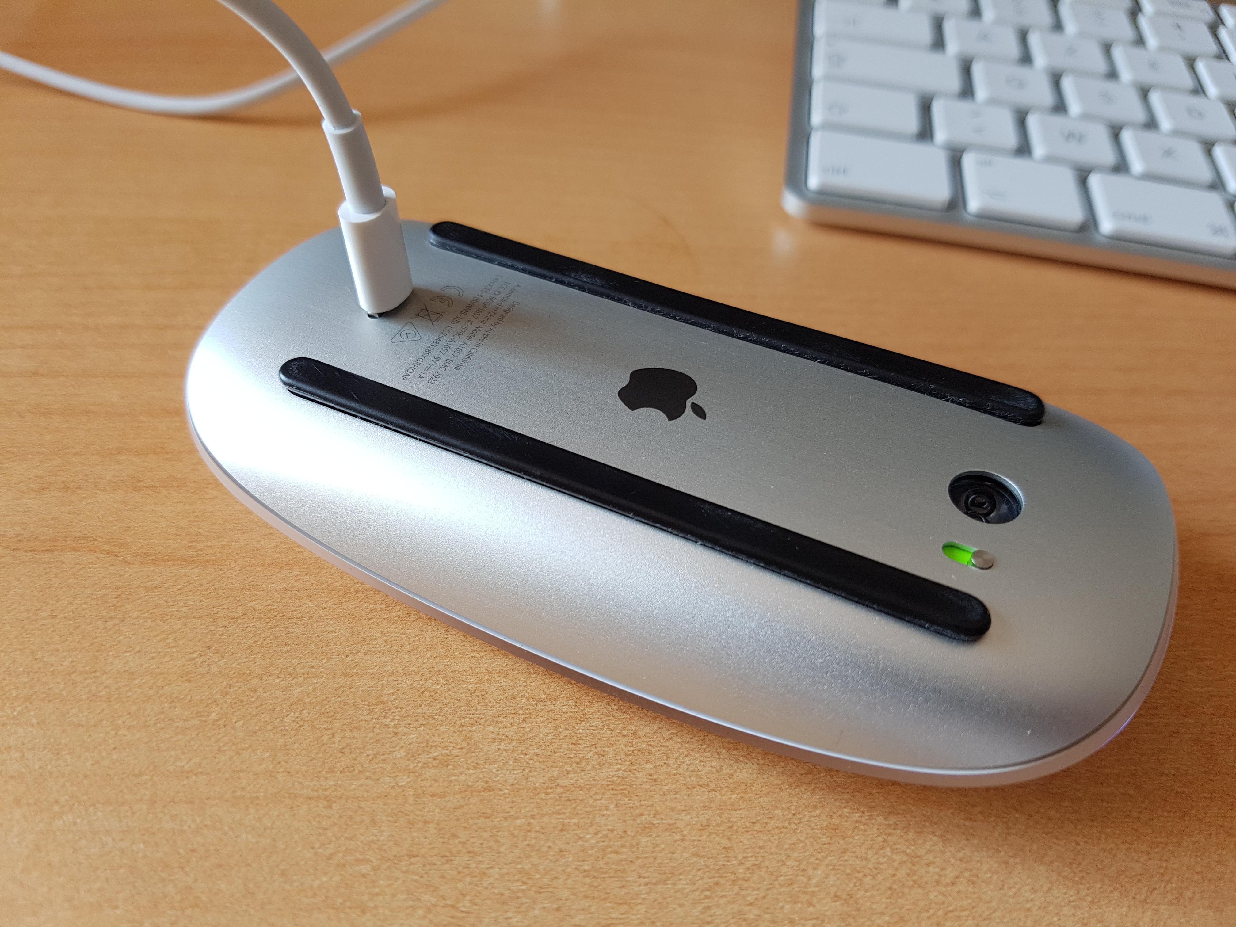 To people who are surprised Apple made impractical choices with the iPhone 7, let's remember that this is how you charge their ***ing mouse.