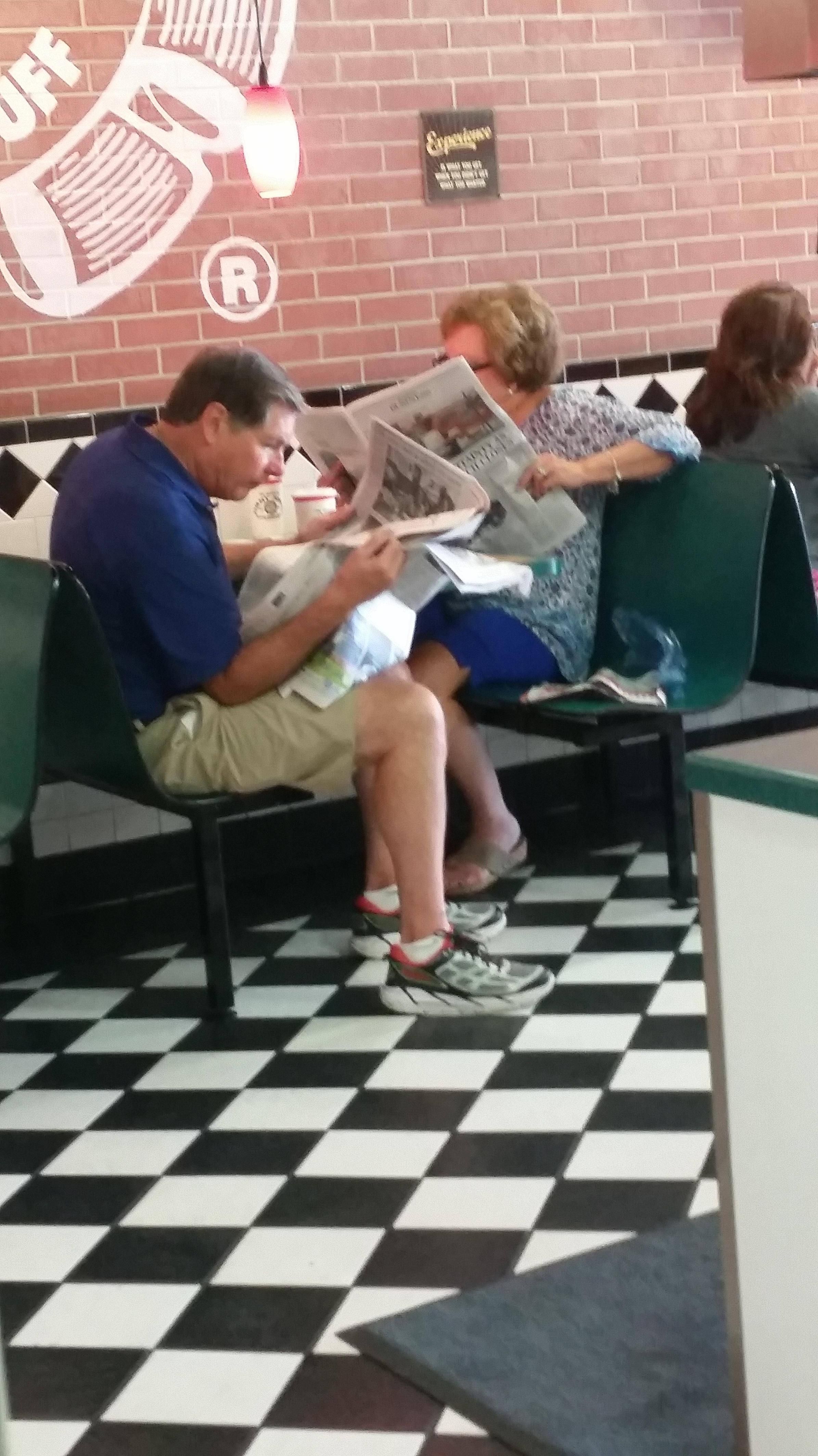 Well, at least they aren't on their phones...