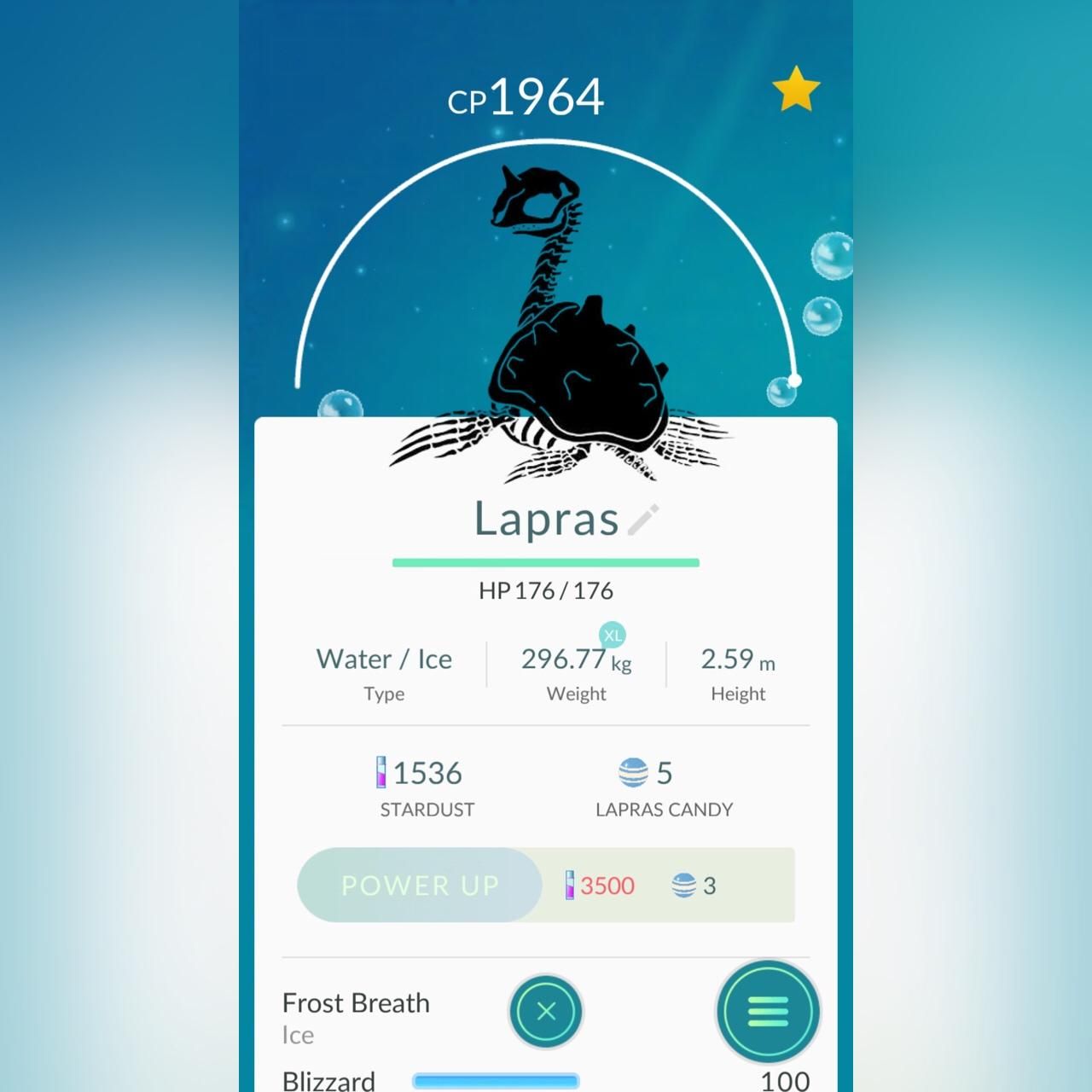 When you live in the desert and you hatch a Lapras