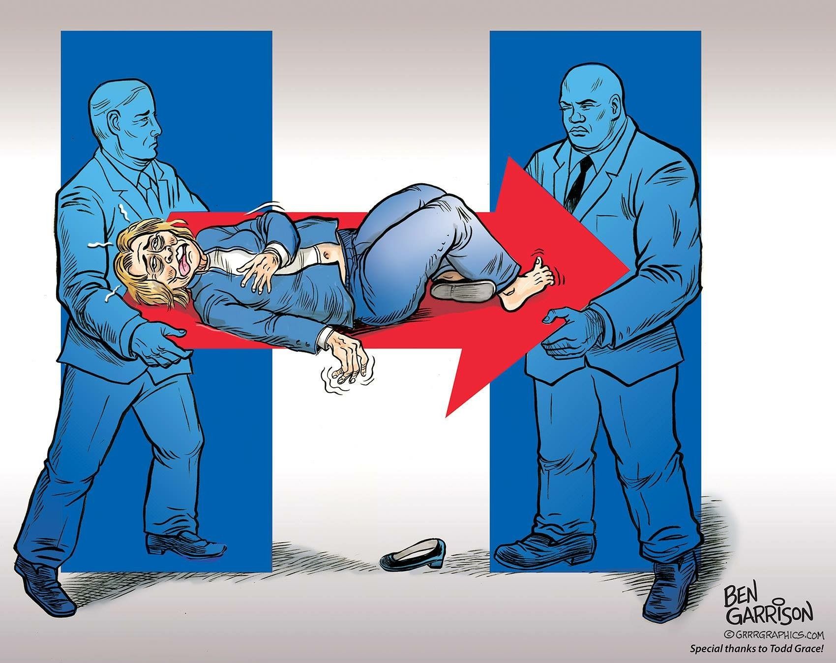 Ben Garrison: "New Clinton Campaign Logo"