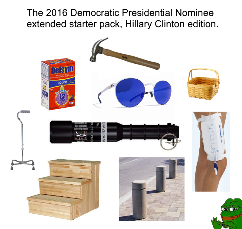 Hillary Clinton Starter Pack