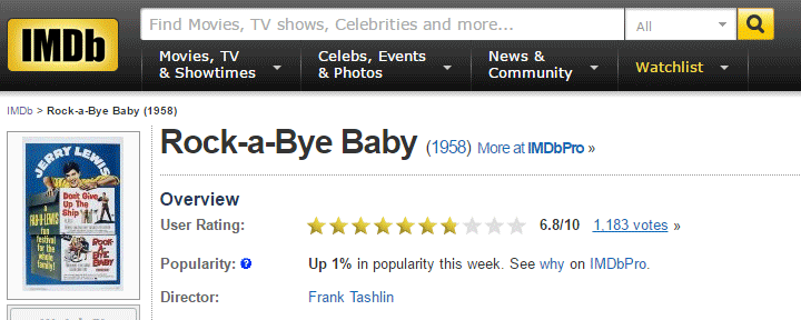 There are enough movies that are named after this nursery rhyme to recreate the entire thing using IMDB