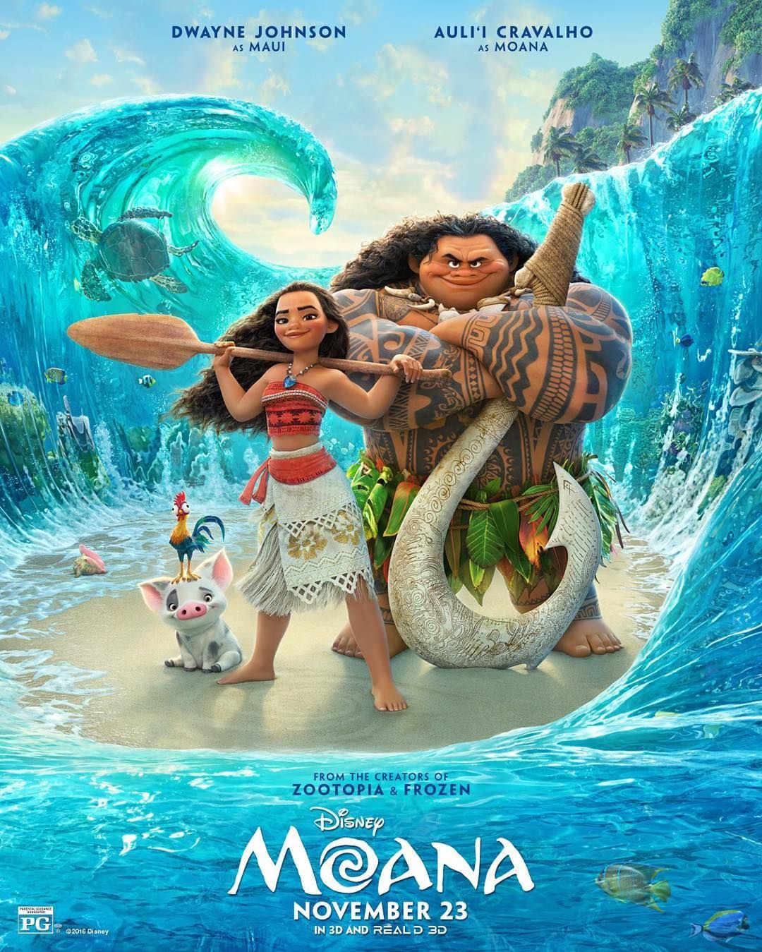 Official poster for Moana