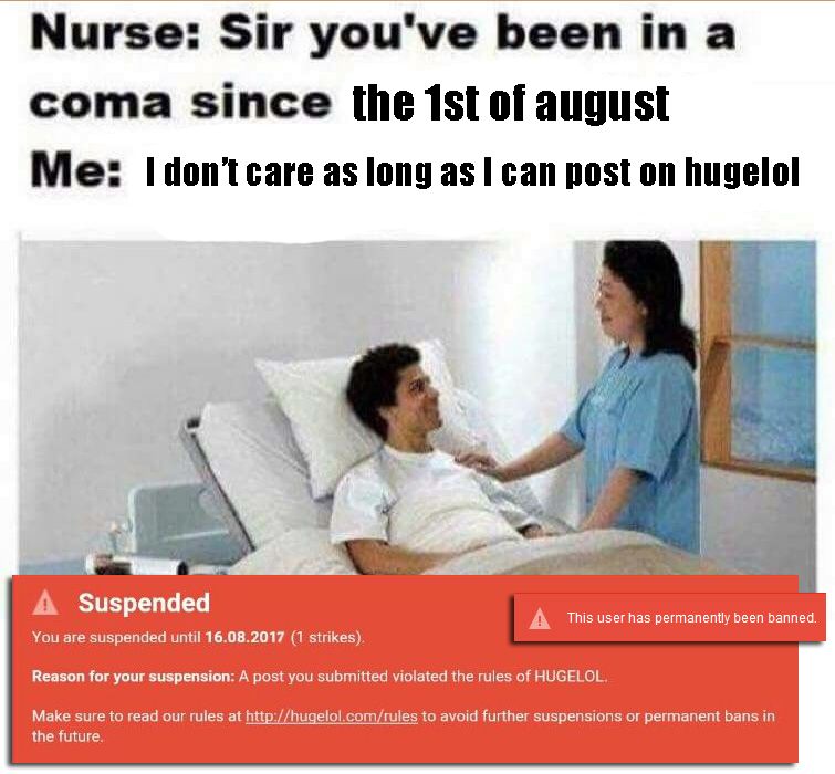 A moment of silence for our banned brethren