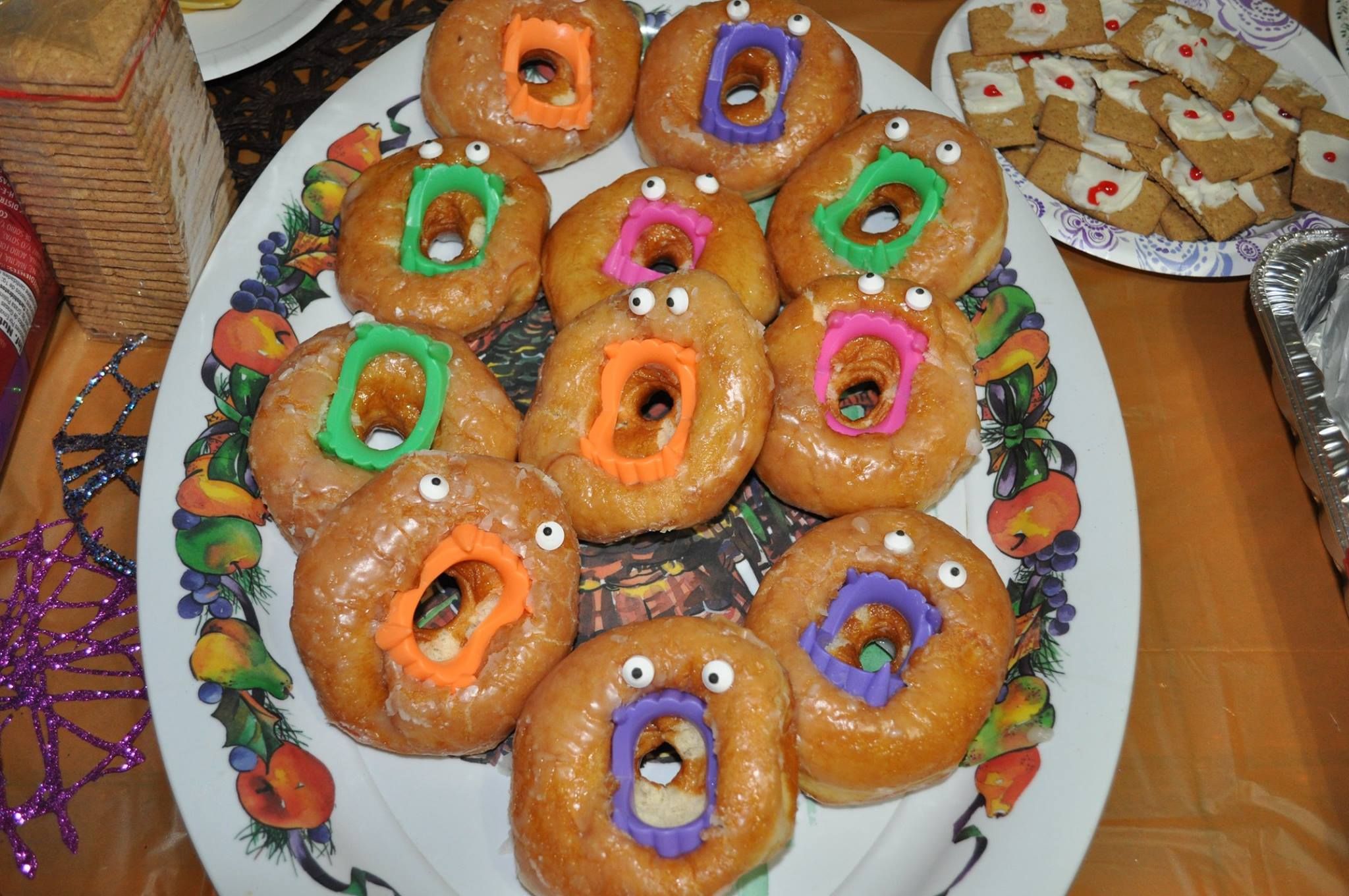 This is what happened when I made those 'vampire donuts' for Halloween last year.