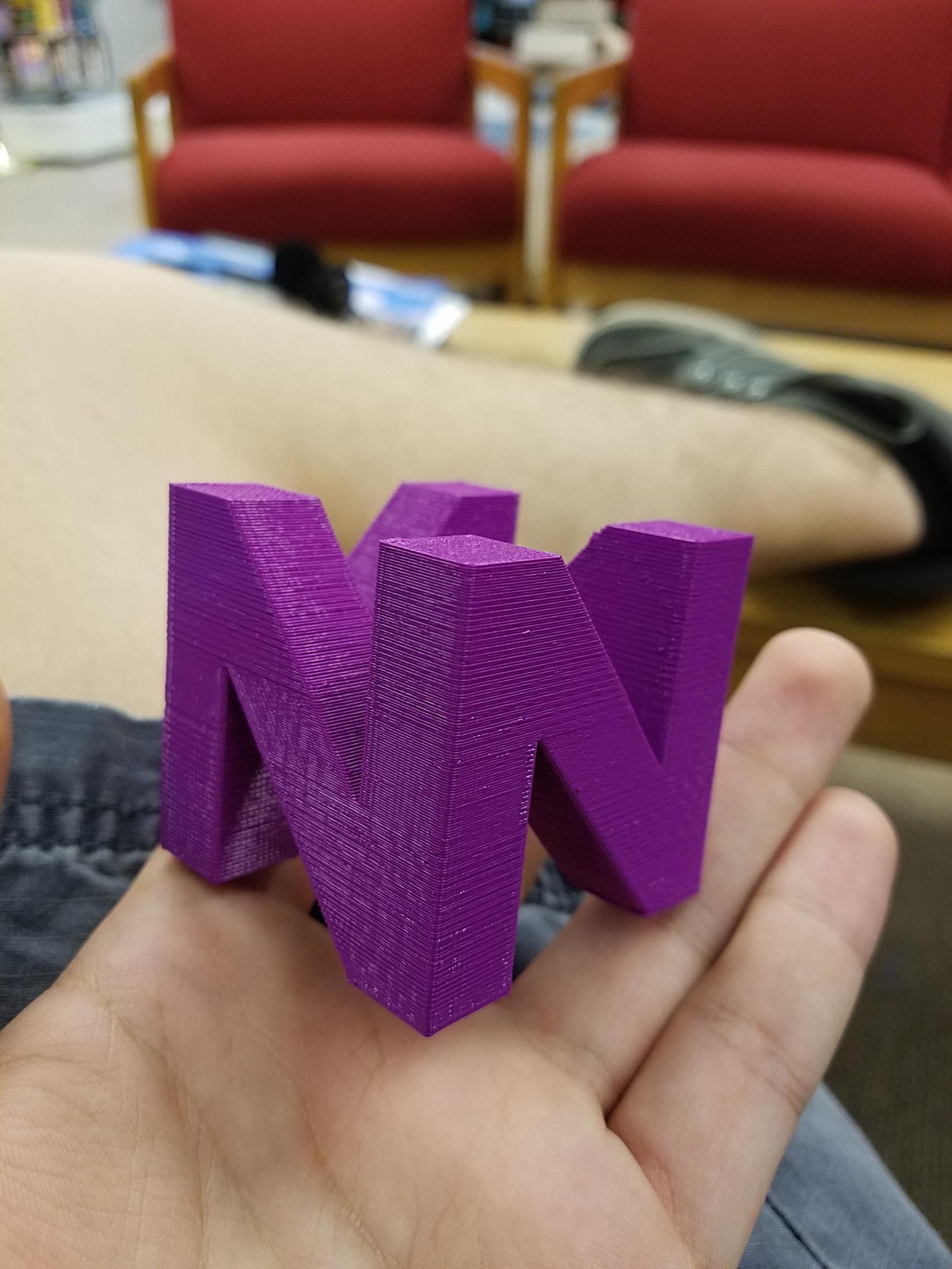 Made my first ever 3d print today!